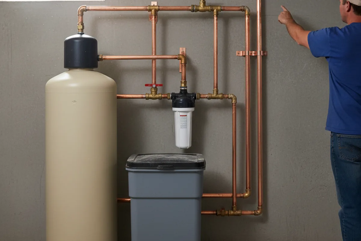 Whole-house water treatment system installed in White Bluff